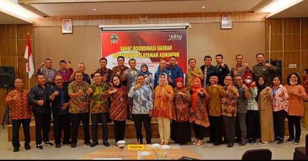 Rapat Koordinasi Administrasi Kependudukan dan Pencatatan Sipil se-Jawa Tengah