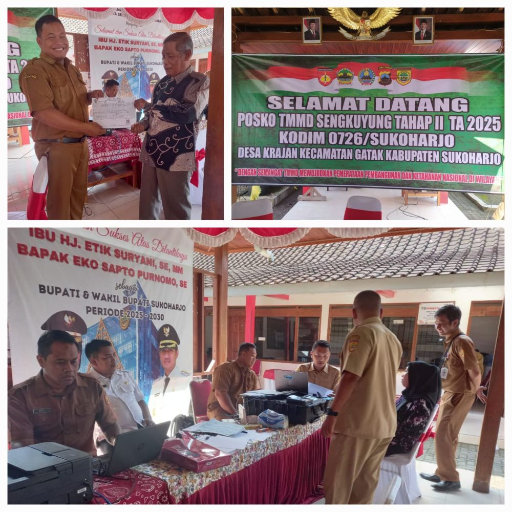 Pelayanan Adminduk di TMMD Sengkuyung II Tahun 2025