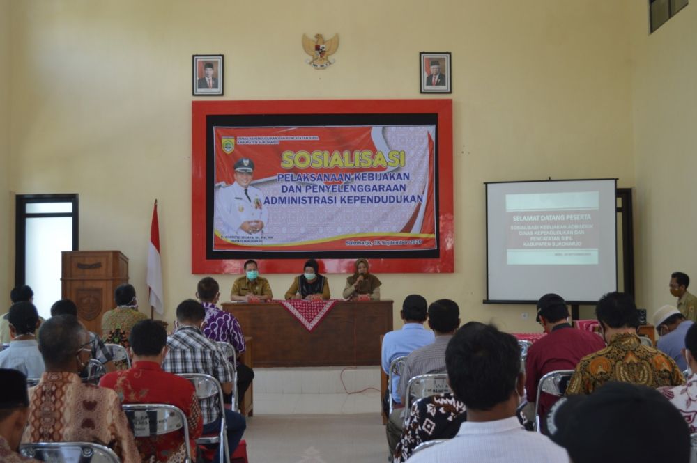 SOSIALISASI KEBIJAKAN DAN PENYELENGGARAAN ADMINISTRASI KEPENDUDUKAN