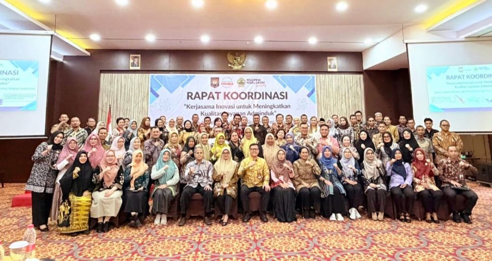 Dukcapil Sukoharjo Hadiri Rakor Adminduk Jawa Tengah dengan Tema "Kerjasama Inovasi untuk Meningkatkan Kualitas Layanan Adminduk"