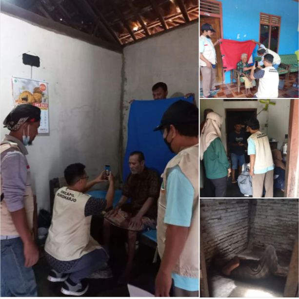 Kegiatan Jemput Bola Perekaman KTP-el bagi Penduduk Rentan di Desa Menuran Kec. Baki