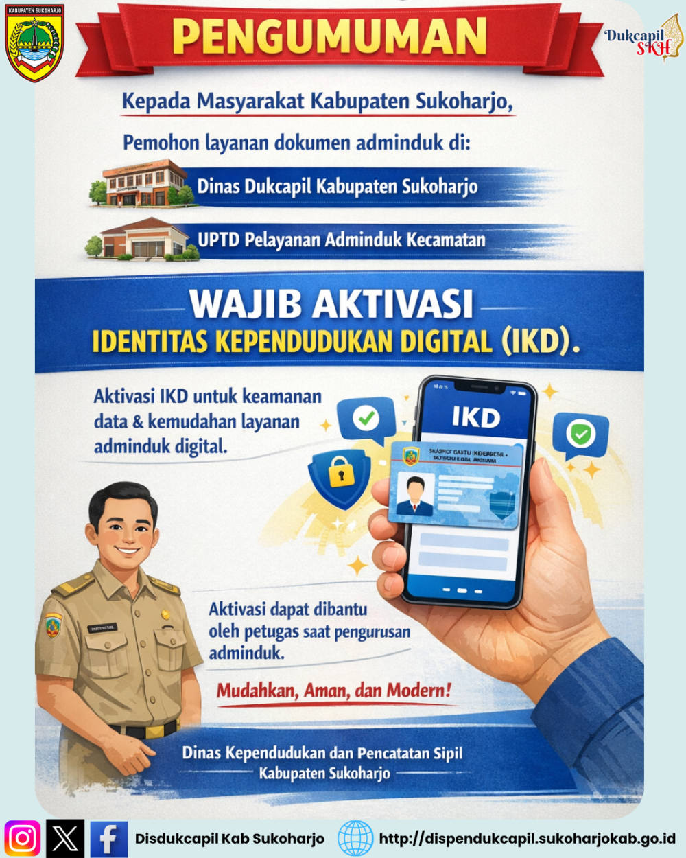 Pemohon Layanan Adminduk Wajib Aktivasi IKD