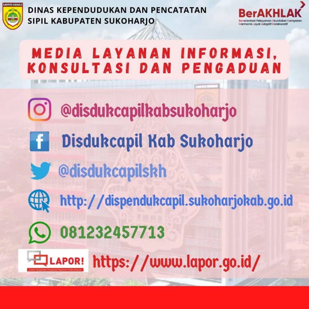Media Layanan Informasi, Konsultasi, dan Pengaduan
