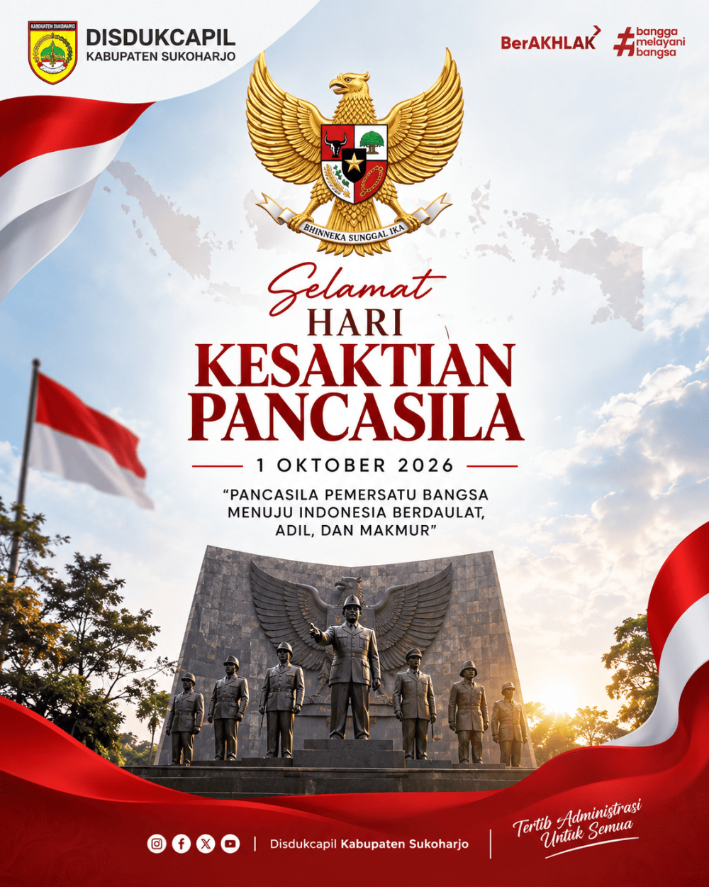 SELAMAT HARI KESAKTIAN PANCASILA 1 OKTOBER 2026