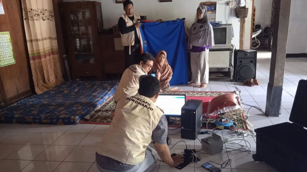 Kegiatan Jemput Bola Perekaman KTP-el kepada Lansia dan Disabilitas di Kec. Bulu dan Nguter