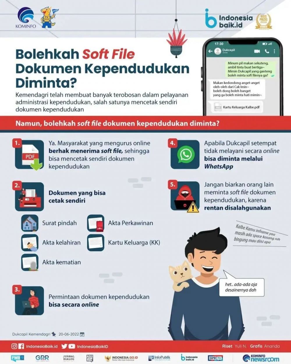 Bolehkah Soft File Dokumen Kependudukan Diminta? Berikut Penjelasan Dirjen Dukcapil