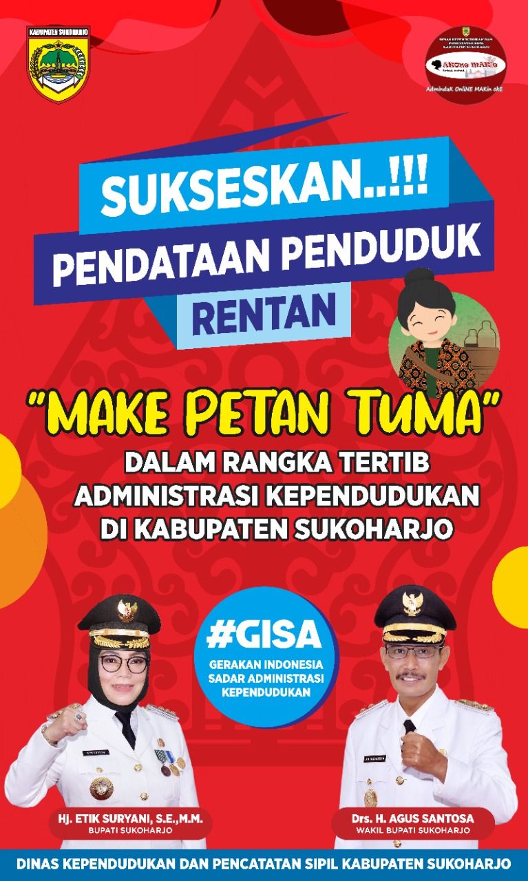 SUKSESKAN PENDATAAN PENDUDUK RENTAN
